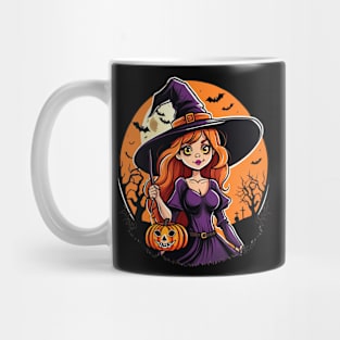 Cute halloween witch sassy spell caster Mug